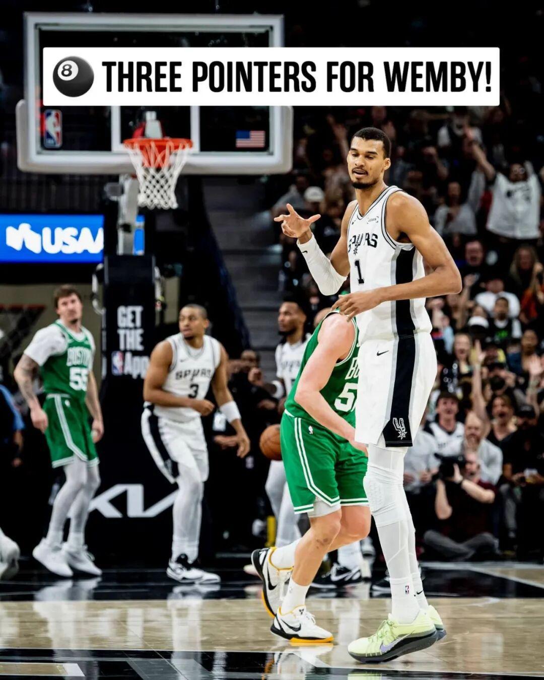 kaiyun开云体育在线-强悍！文班亚马又一纪录诞生，16胜1负+横扫联盟四强，总冠军有戏